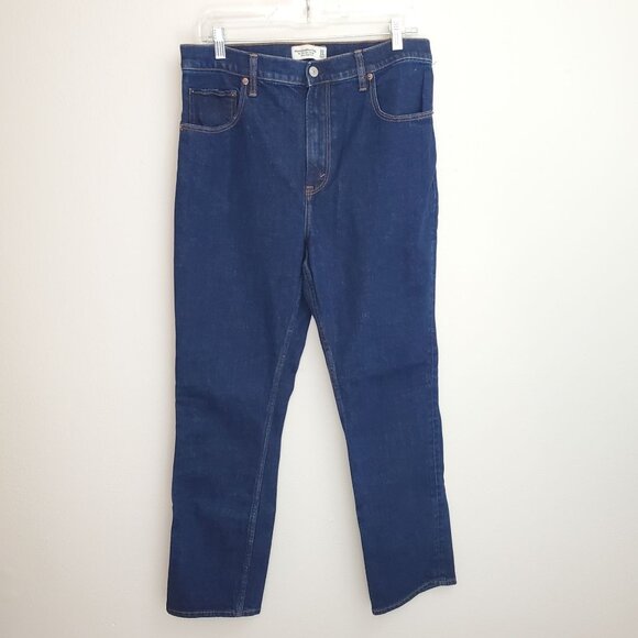 Abercrombie & Fitch The 90's Slim Straight, ultra high rise, 14 short - Picture 1 of 11